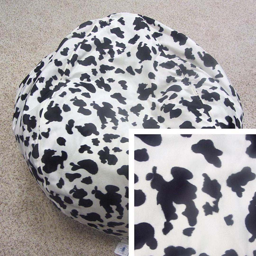 Cow print bean bag cover 2025
